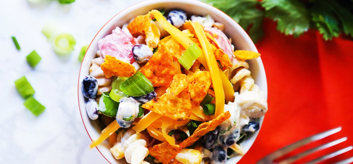 Taco Ranch Pasta Salad Recipe | SideChef