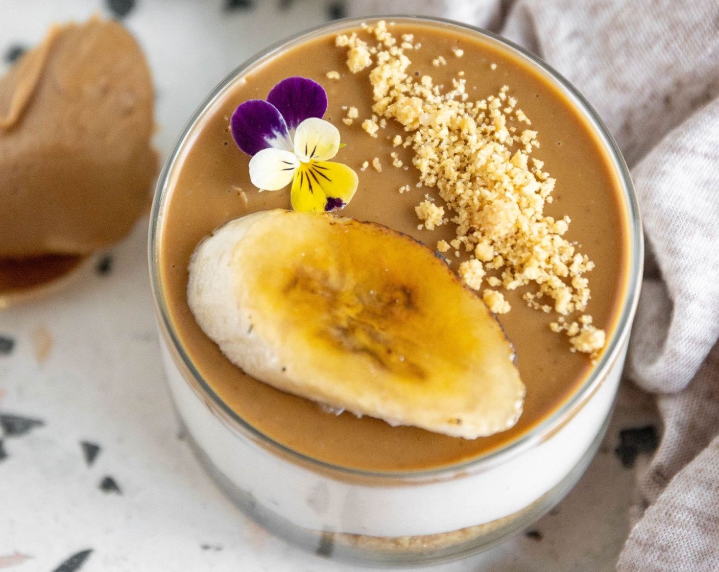 Banana Biscoff Pudding