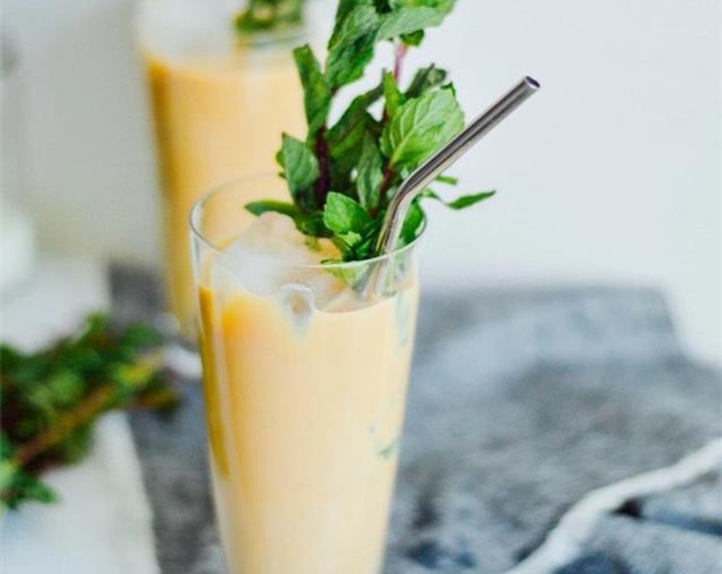 Spiked Irish Mint Iced Coffee