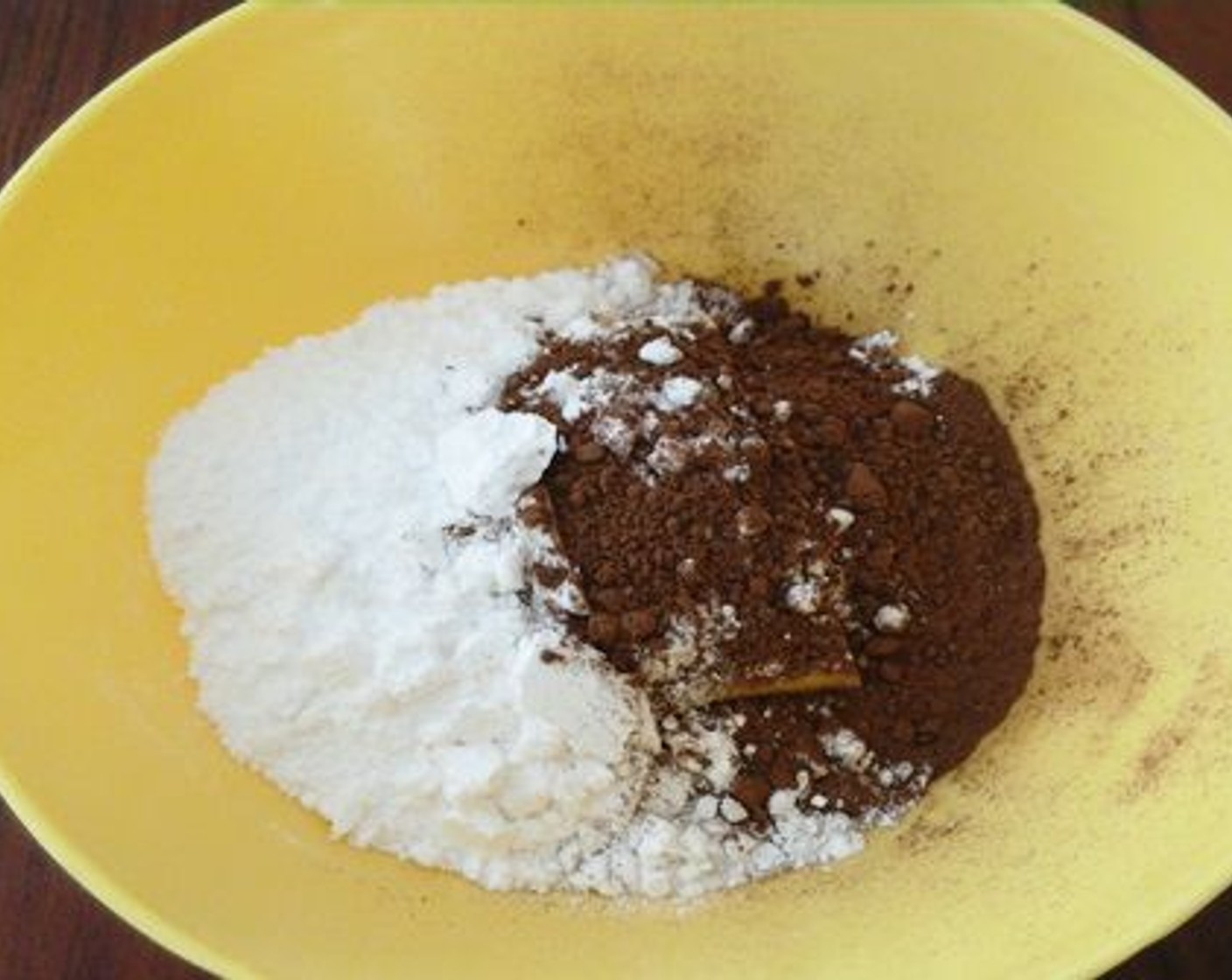 step 7 For the cream filling combine Butter (2 Tbsp), Powdered Confectioners Sugar (1/2 cup), Unsweetened Cocoa Powder (1/2 Tbsp), and Milk (1/2 tsp)