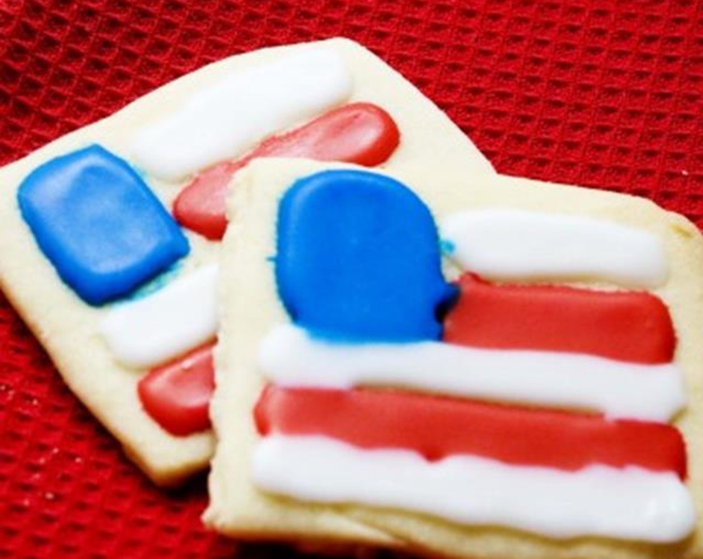 4th of July Flag Cookies