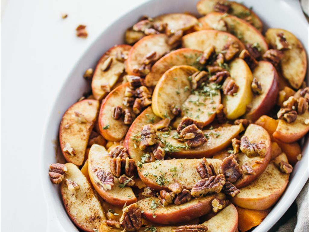 Cinnamon Apple Yam Bake with Pecans Recipe | SideChef
