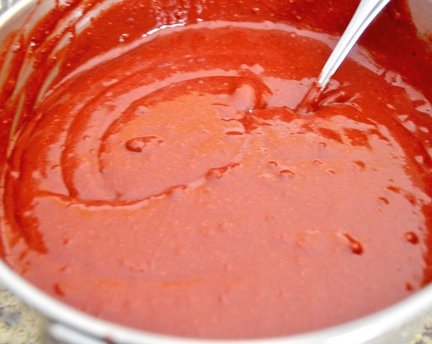 step 2 Combine the Red Velvet Cake Mix (1 box), Milk (1 cup), Vegetable Oil (1/3 cup), Eggland's Best Classic Eggs (3), and Unsweetened Cocoa Powder (1 Tbsp) in a large mixing bowl and stir it all together thoroughly until smooth.