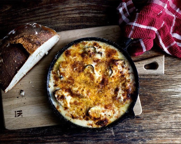 Three Cheese Oyster Gratin Recipe SideChef