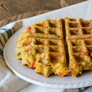 Gluten-Free Savory Cornbread Waffles Recipe | SideChef