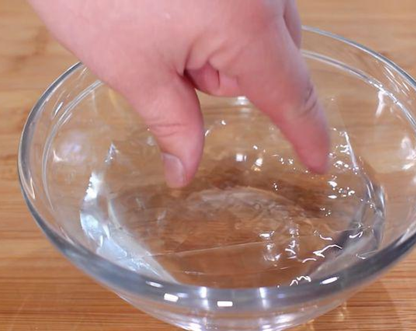 step 3 Soak the Gelatin Sheets (2) in cold water then squeeze out the excess water and whisk into the mixture. Next, put the mixture into the moulds and into the fridge to set until ready to plate. This will take just over 2 hours or can be made the night before.