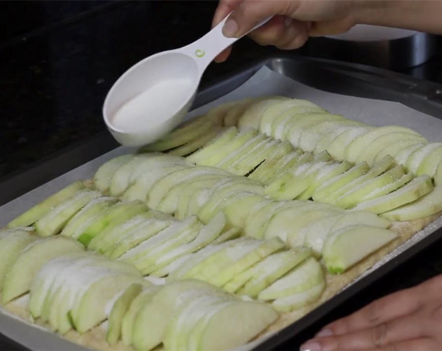 step 12 Sprinkle apples with the Granulated Sugar (1/3 cup).