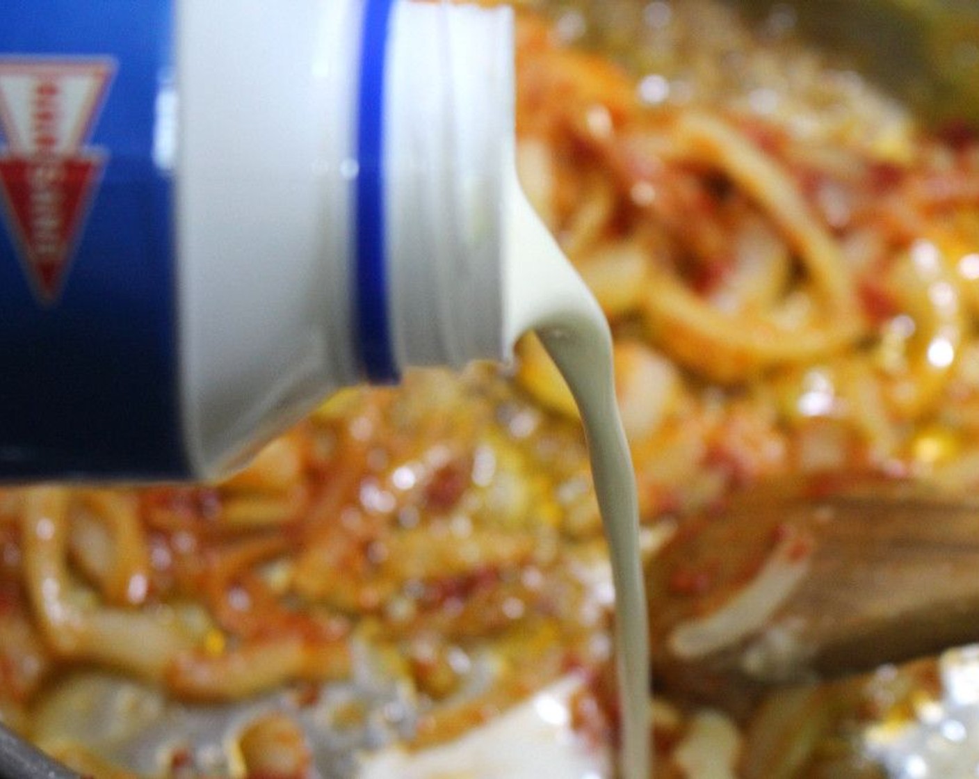 step 4 Add Heavy Cream (1 1/2 cups), Kosher Salt (to taste) and Sriracha (to taste).