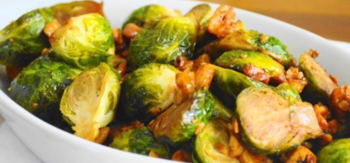 Asian Cashew Roasted Brussels Sprouts Recipe | SideChef