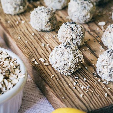 Raw Lemon Poppy Seed Bites Recipe | SideChef