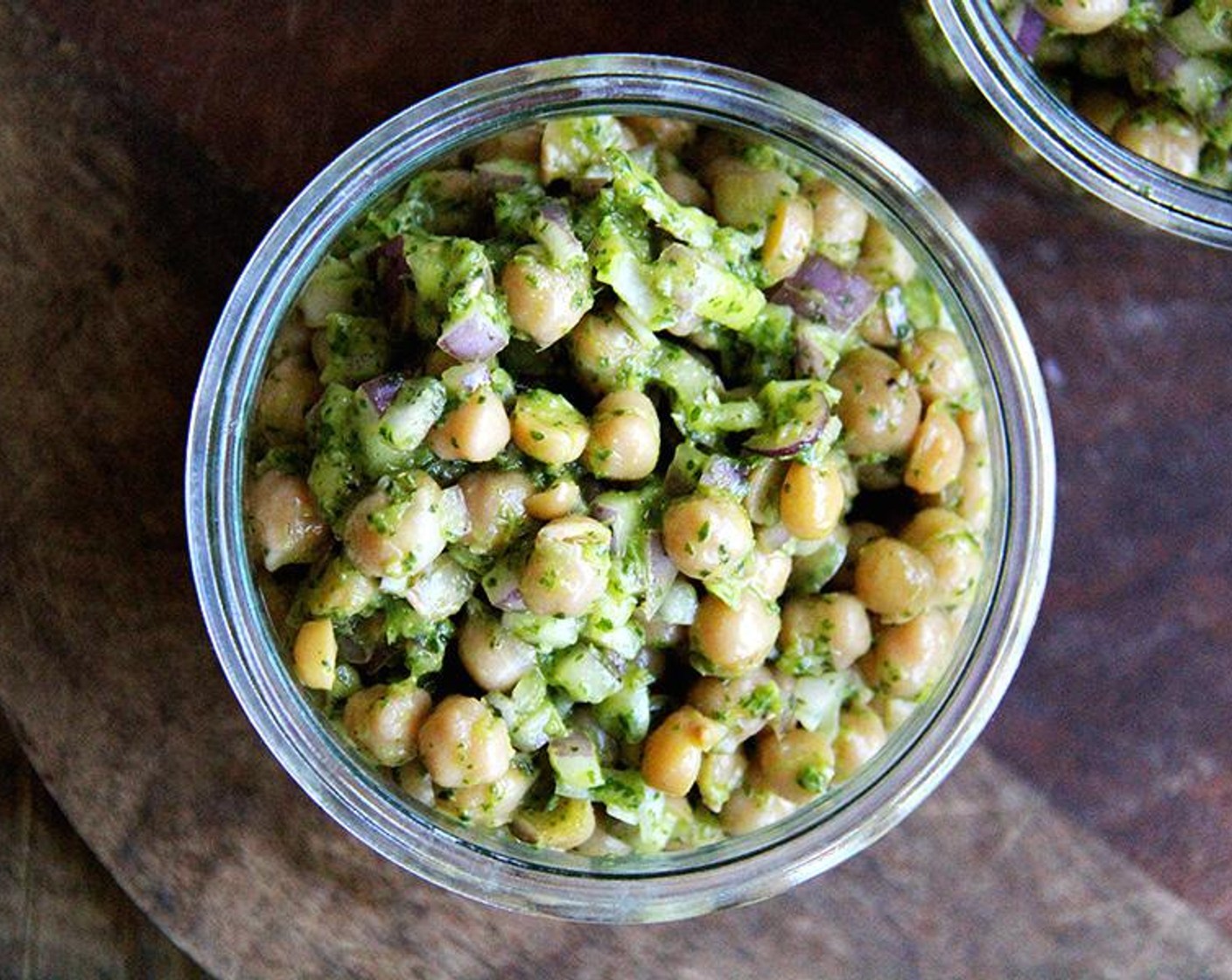 Chickpeas with Cilantro-Lime Dressing