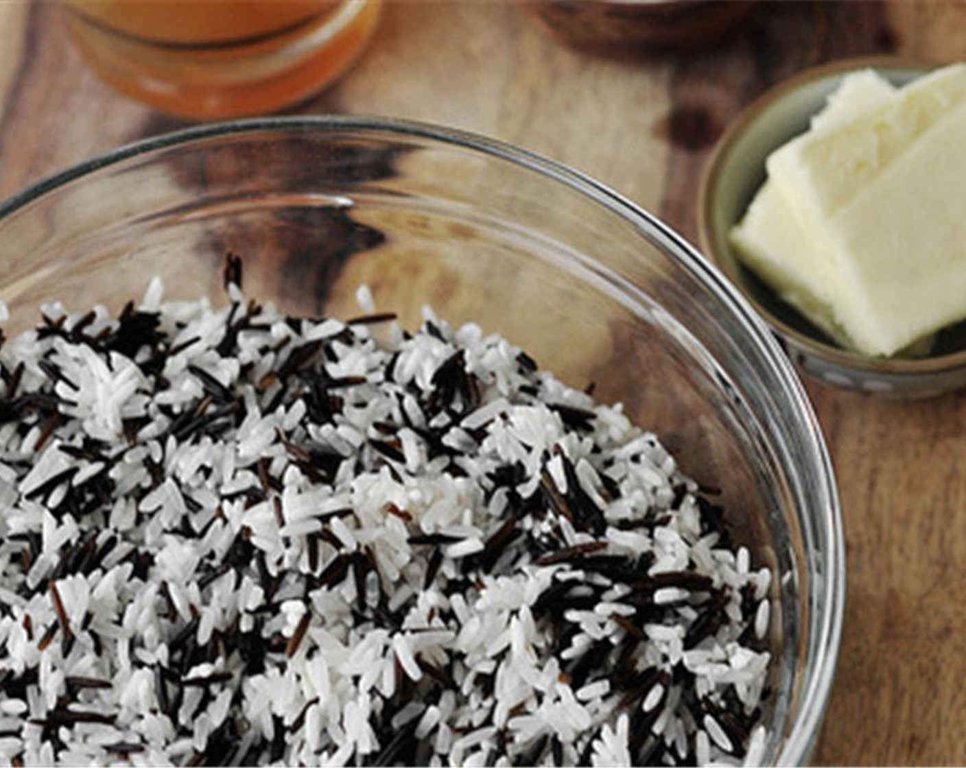 step 1 Bring the Chicken Stock (3 1/2 cups) to a boil with the Unsalted Butter (2 Tbsp) and Kosher Salt (1 tsp). Stir in the Long Grain White Rice (1 1/2 cups) and Wild Rice (1/2 cup).