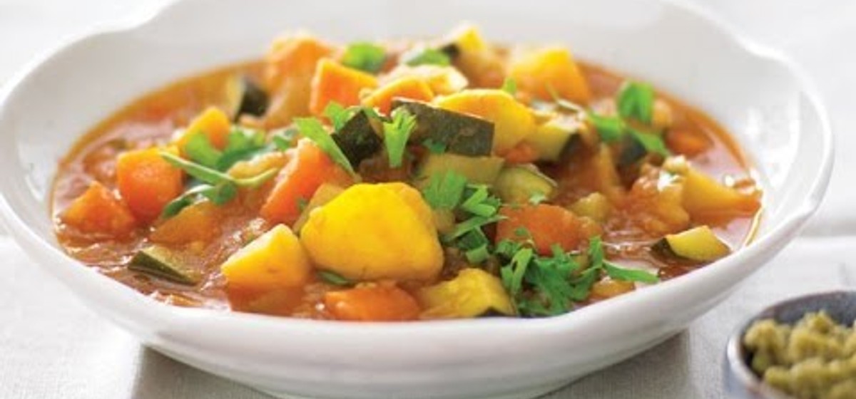 Slow Cooker Winter Vegetable Soup Recipe SideChef