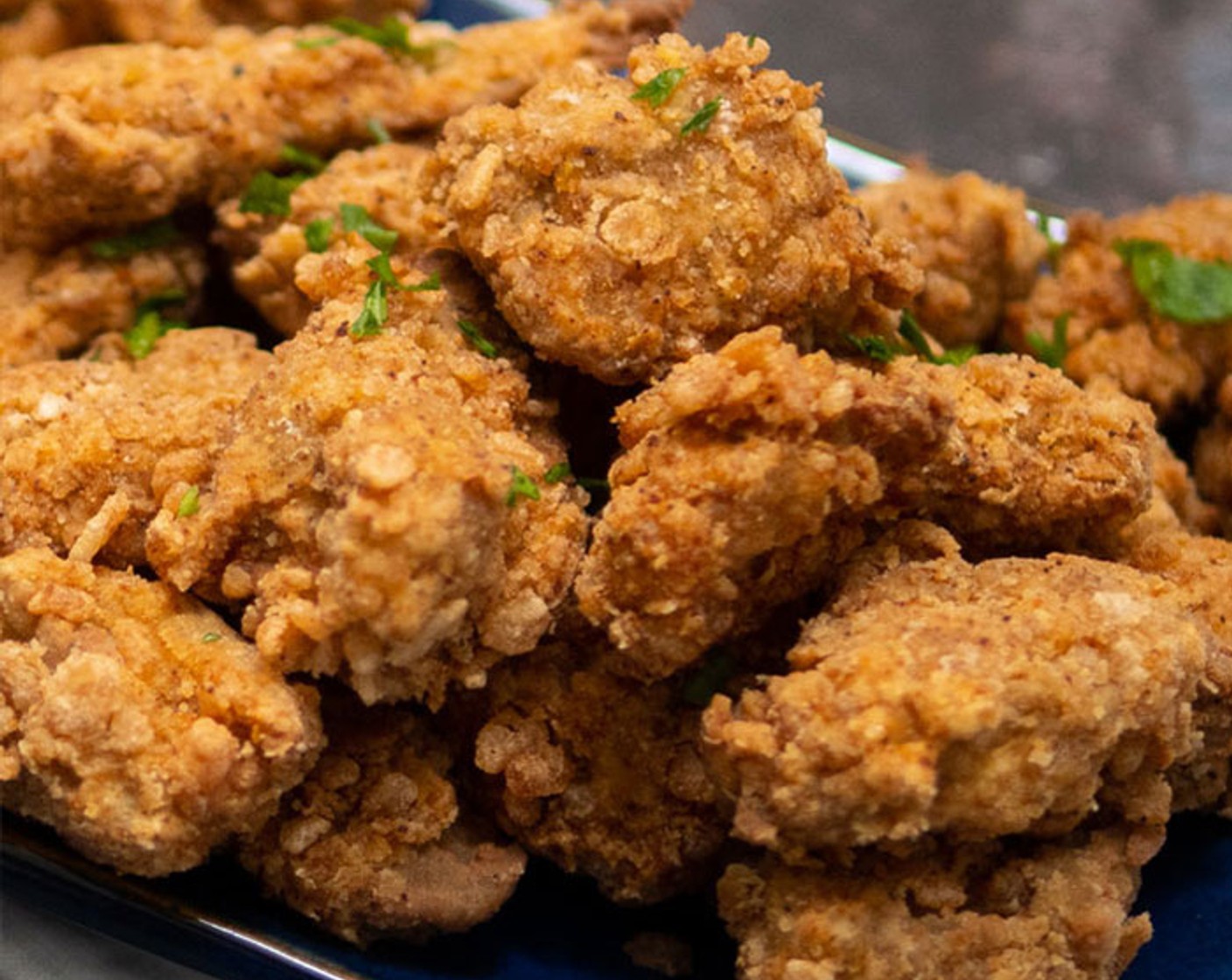 Ultimate Vegan Fried Chicken with Maple Garlic Sauce