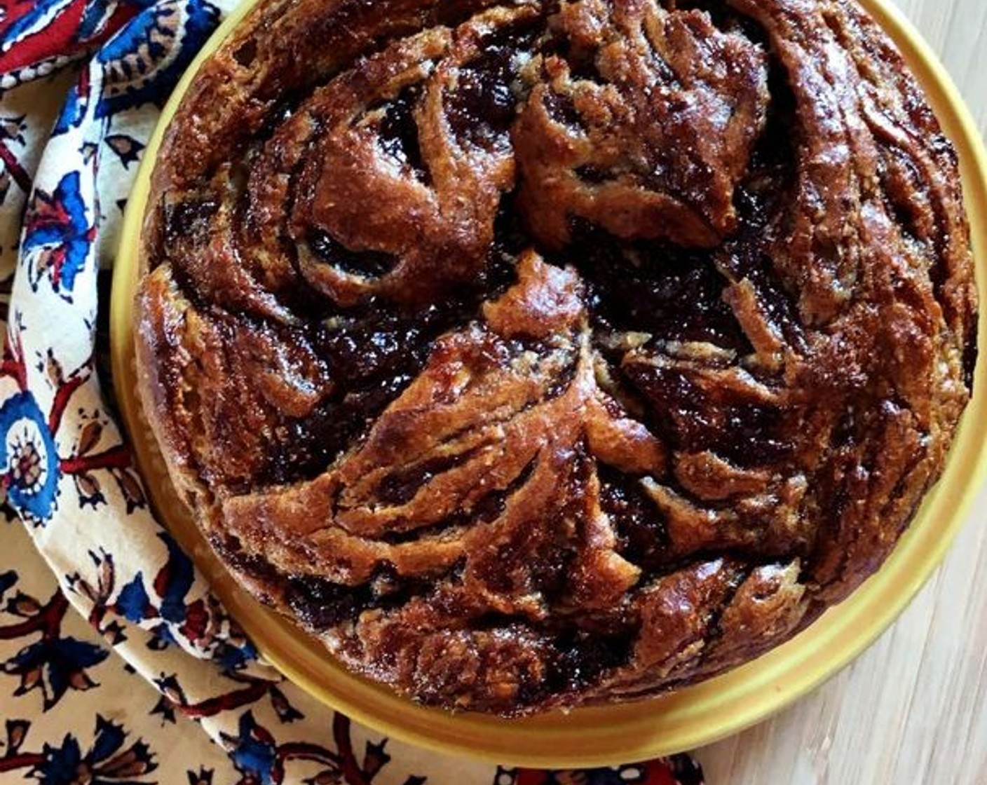 Almond Butter and Jam Banana Cake