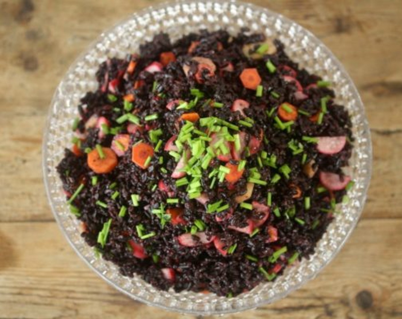 Forbidden Rice Salad with Pickled Vegetables