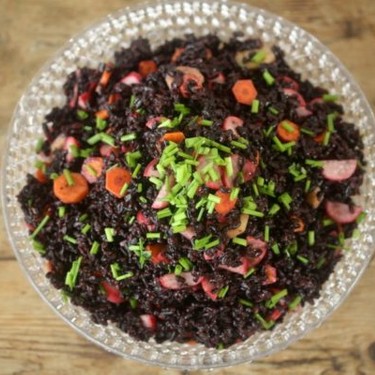 Forbidden Rice Salad with Pickled Vegetables Recipe | SideChef