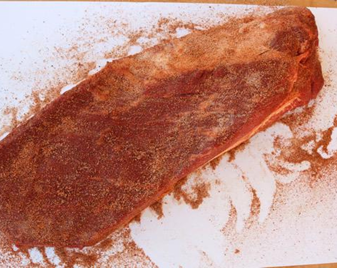step 4 Season both sides of the brisket with All-Purpose Spice Rub (4 Tbsp) and the Mexican Seasoning.