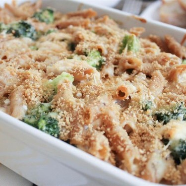 Cheesy Baked Penne with Chicken and Broccoli Recipe | SideChef