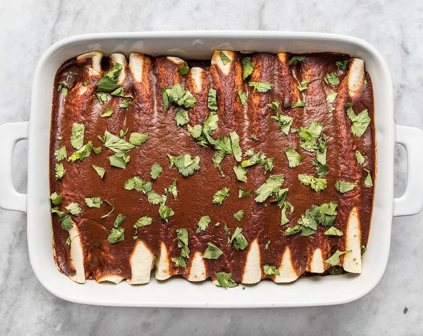 Black Bean and Avocado Enchiladas