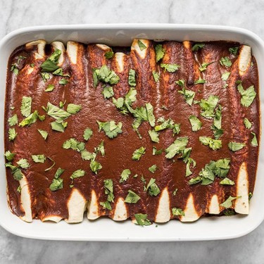 Black Bean and Avocado Enchiladas Recipe | SideChef