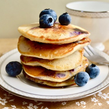 Blueberry Lemon Yogurt Pancakes Recipe | SideChef