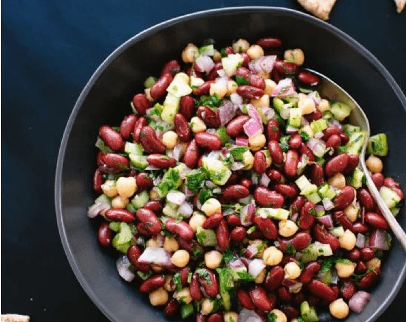 Lemon Parsley Bean Salad