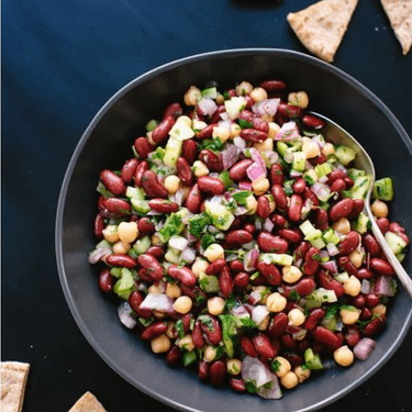 Lemon Parsley Bean Salad Recipe | SideChef