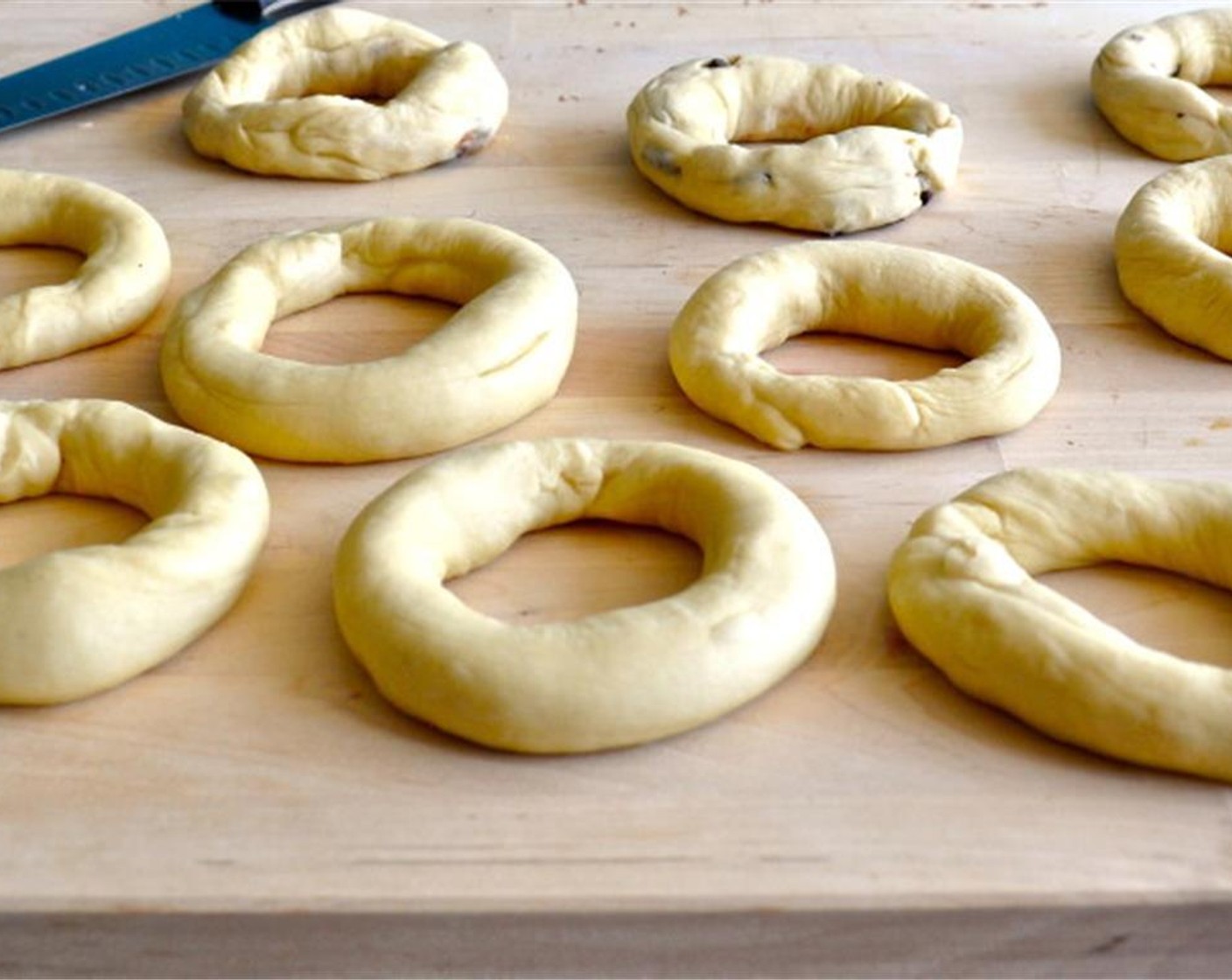 step 7 Let the shaped dough rise for 30 minutes.