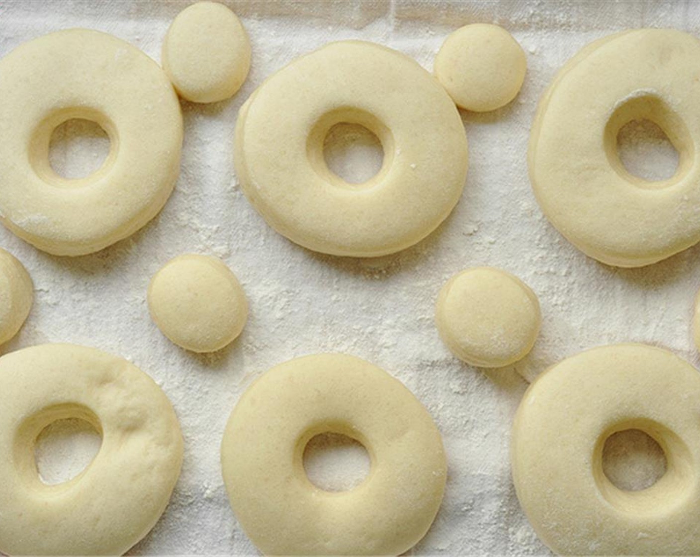 step 9 Allow to double in size, 5 to 20 minutes, checking every 5 minutes to see if they are ready. You’ll know the doughnuts have proofed properly when you touch one lightly with your fingertip. If it springs back right away, it needs more time.