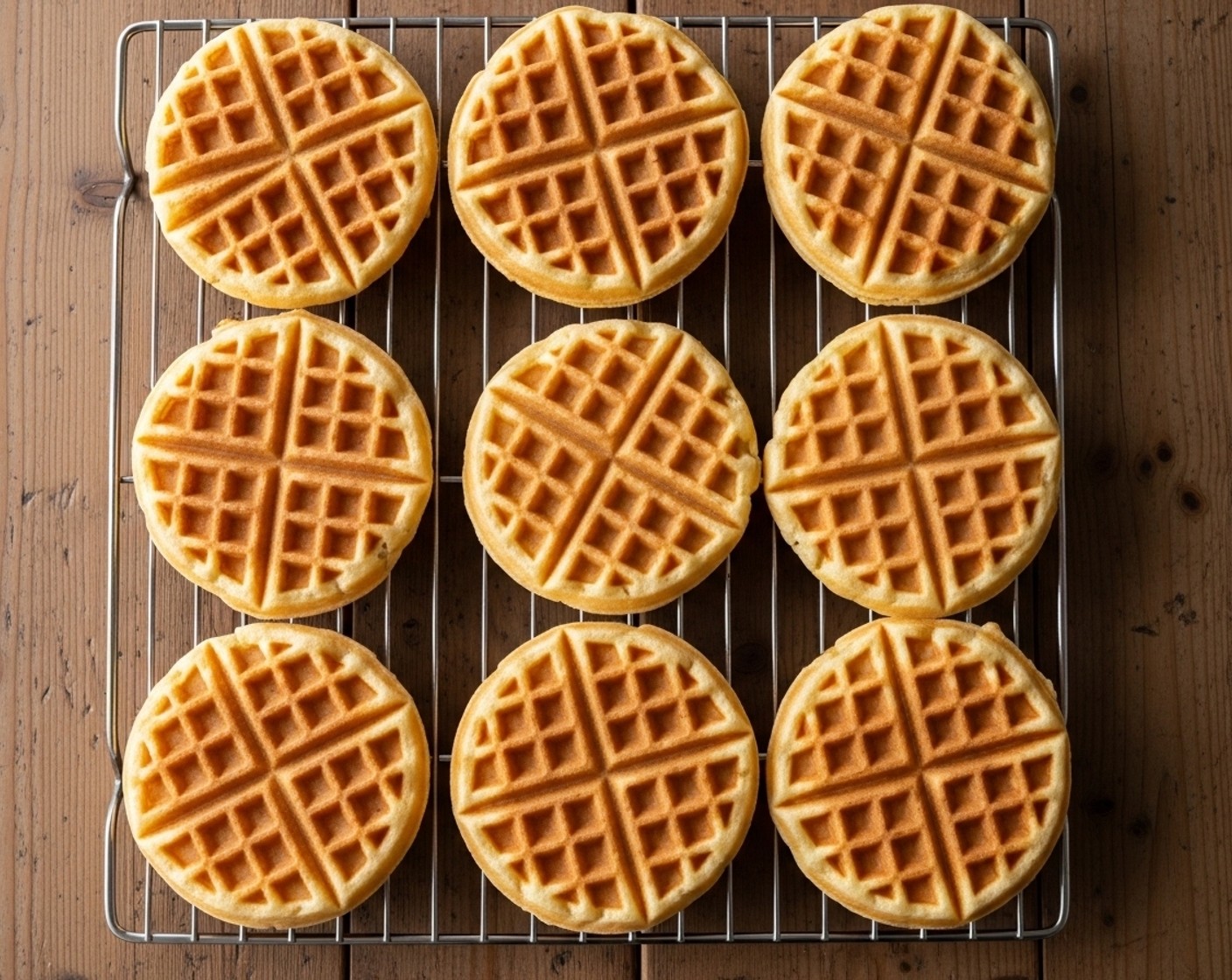 step 6 Using a 1/2 cup measuring cup, scoop batter up and pour onto preheated waffle iron and cook according to your iron’s instructions.