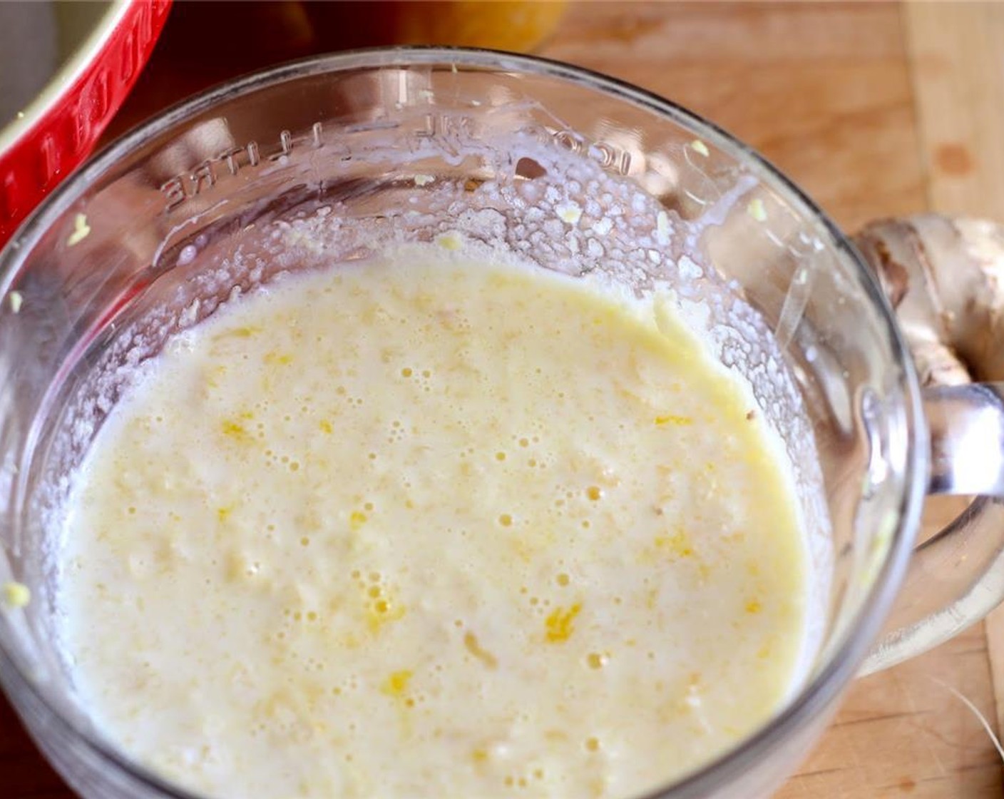 step 4 Add the wet ingredients to the dry ingredients and mix well (by hand is fine) until thoroughly mixed together.