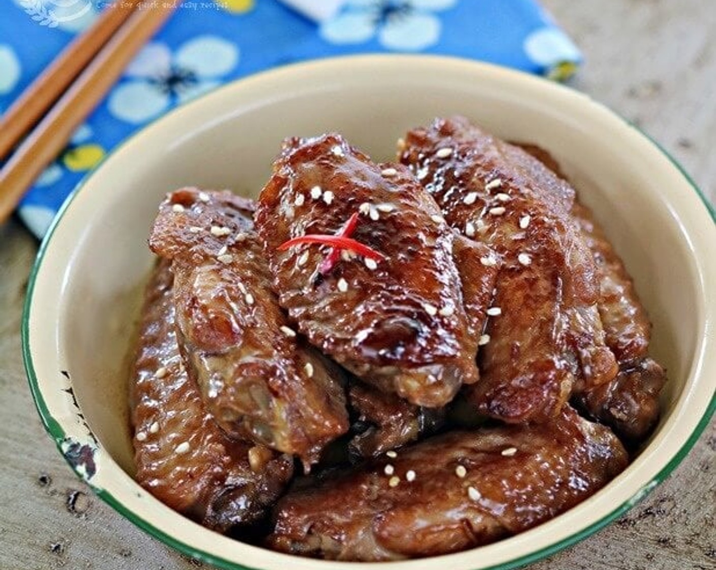 Pan Fried Chicken Wings With Oyster Sauce