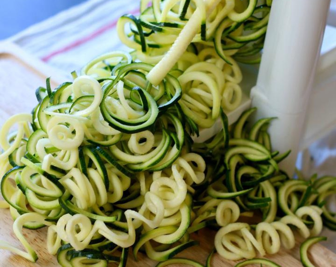 step 1 Spiralize the Zucchini (4).