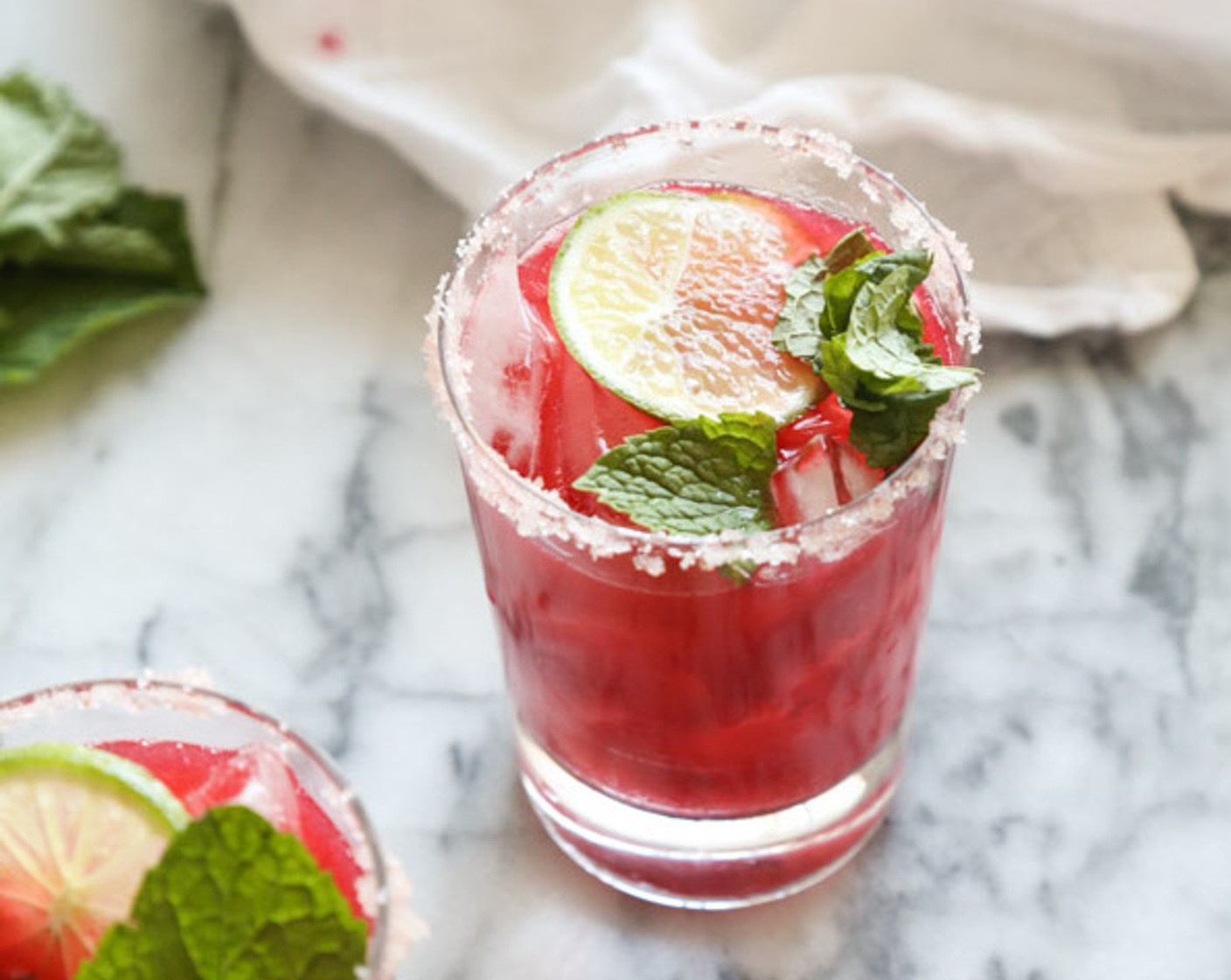 Raspberry Lime Rickey Margaritas