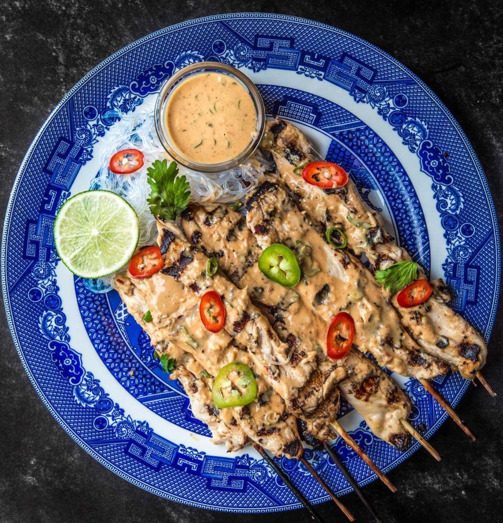 Vegan Mushroom Satay Skewers Recipe SideChef