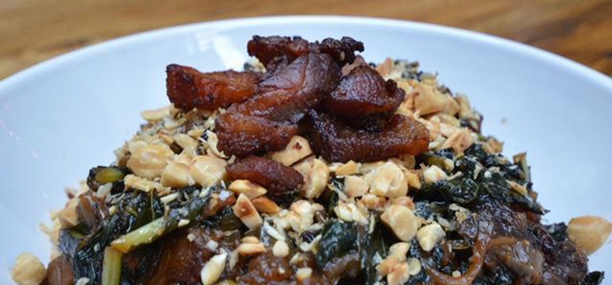 Bacon-Braised Kale with Toasted Hazelnuts Recipe | SideChef