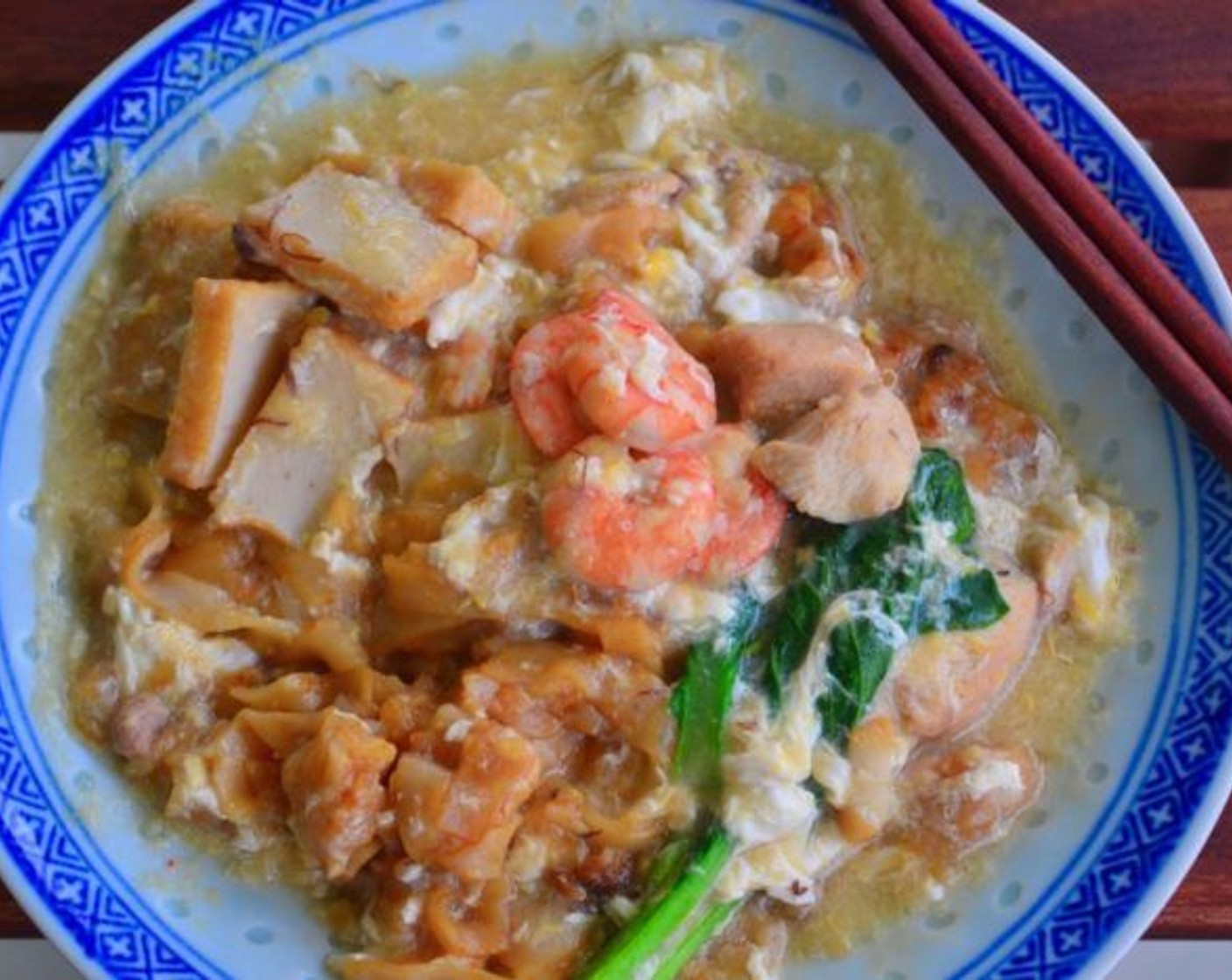 Wat Tan Hor (Flat Rice Noodles in Egg Gravy)