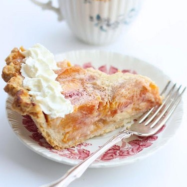 Peaches and Cream Pie Recipe | SideChef