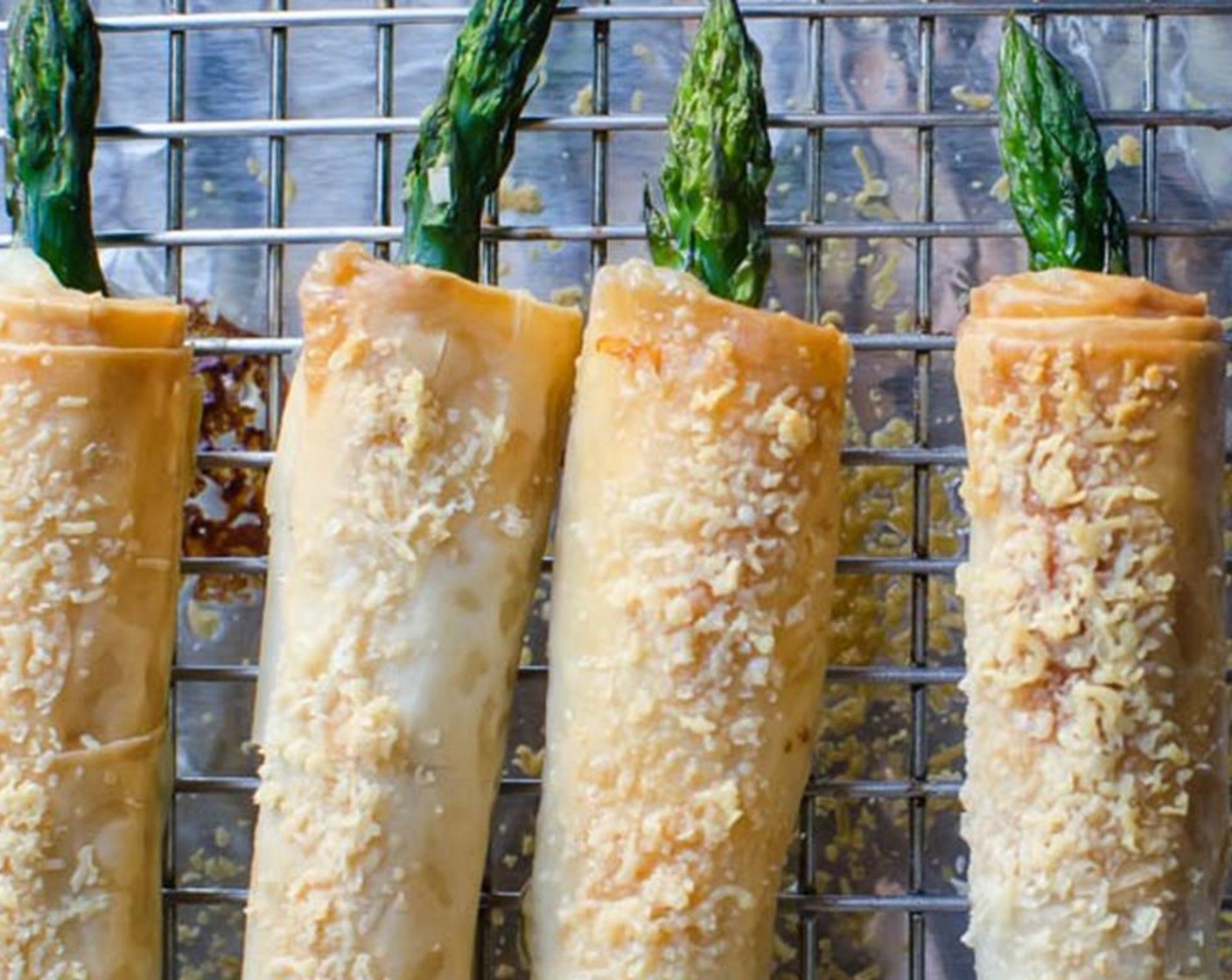 step 7 Once all asparagus spears are wrapped, bake in the oven for 10 minutes.