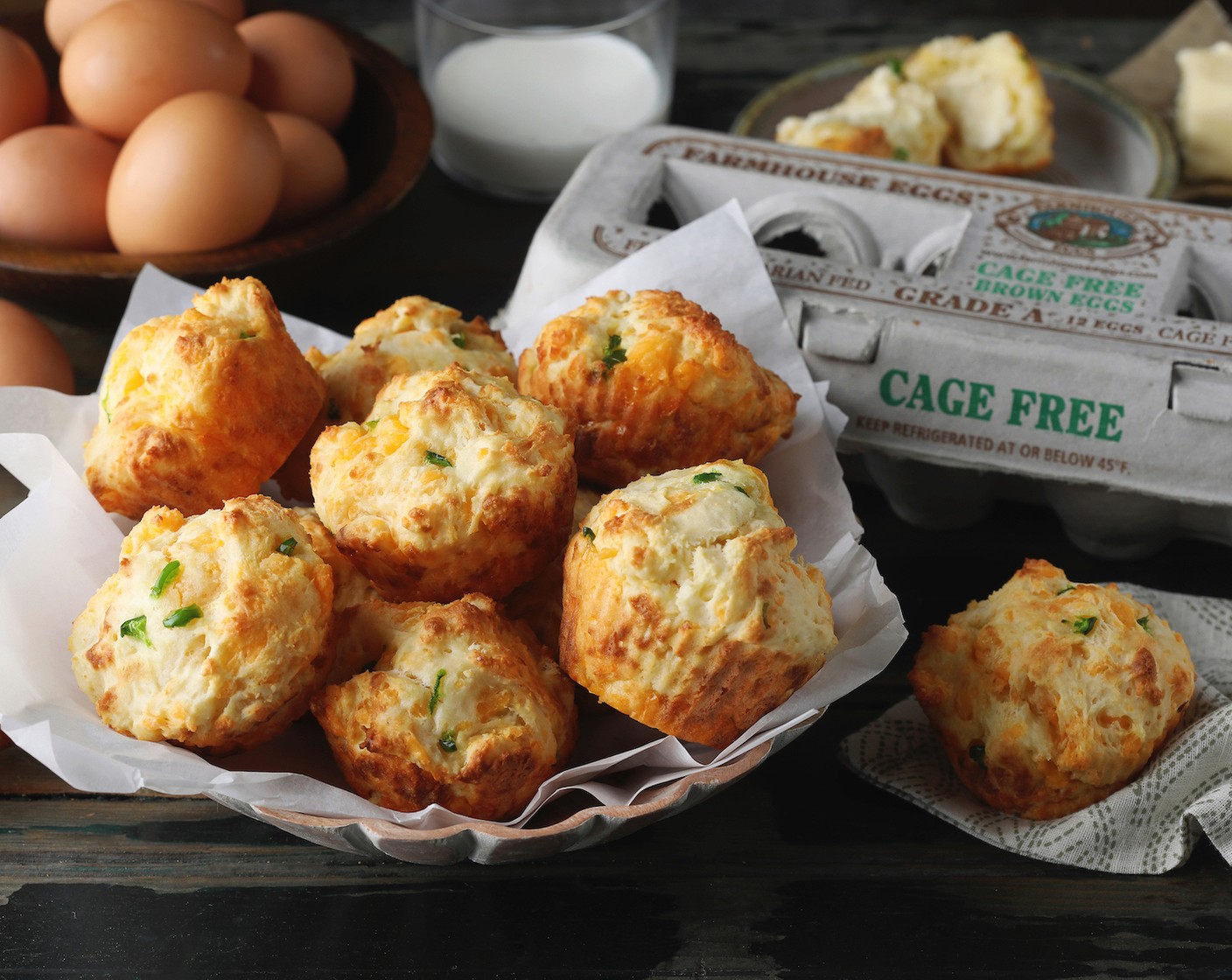 Cheddar Cheese Muffins Recipe SideChef