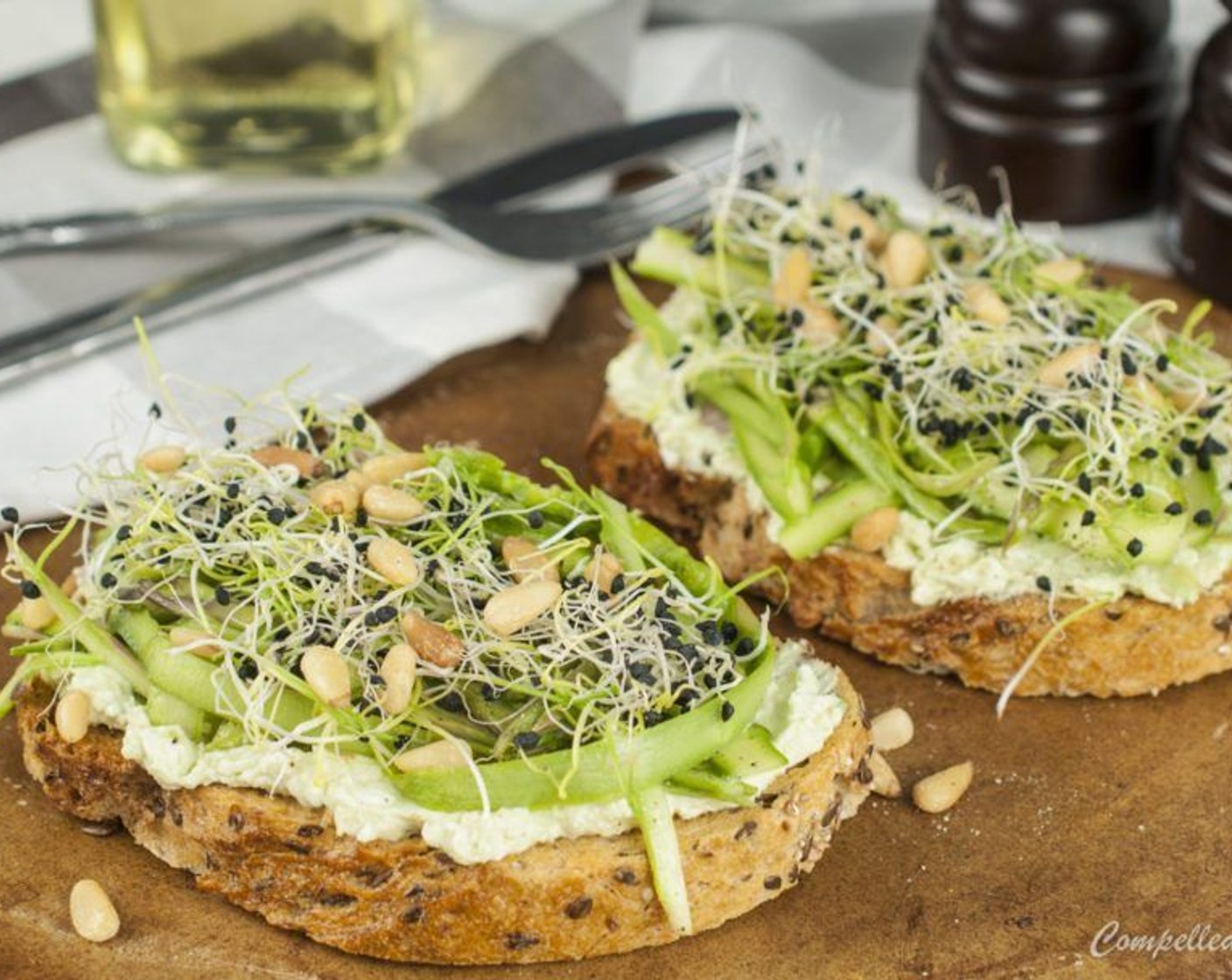 Fresh Asparagus Toast