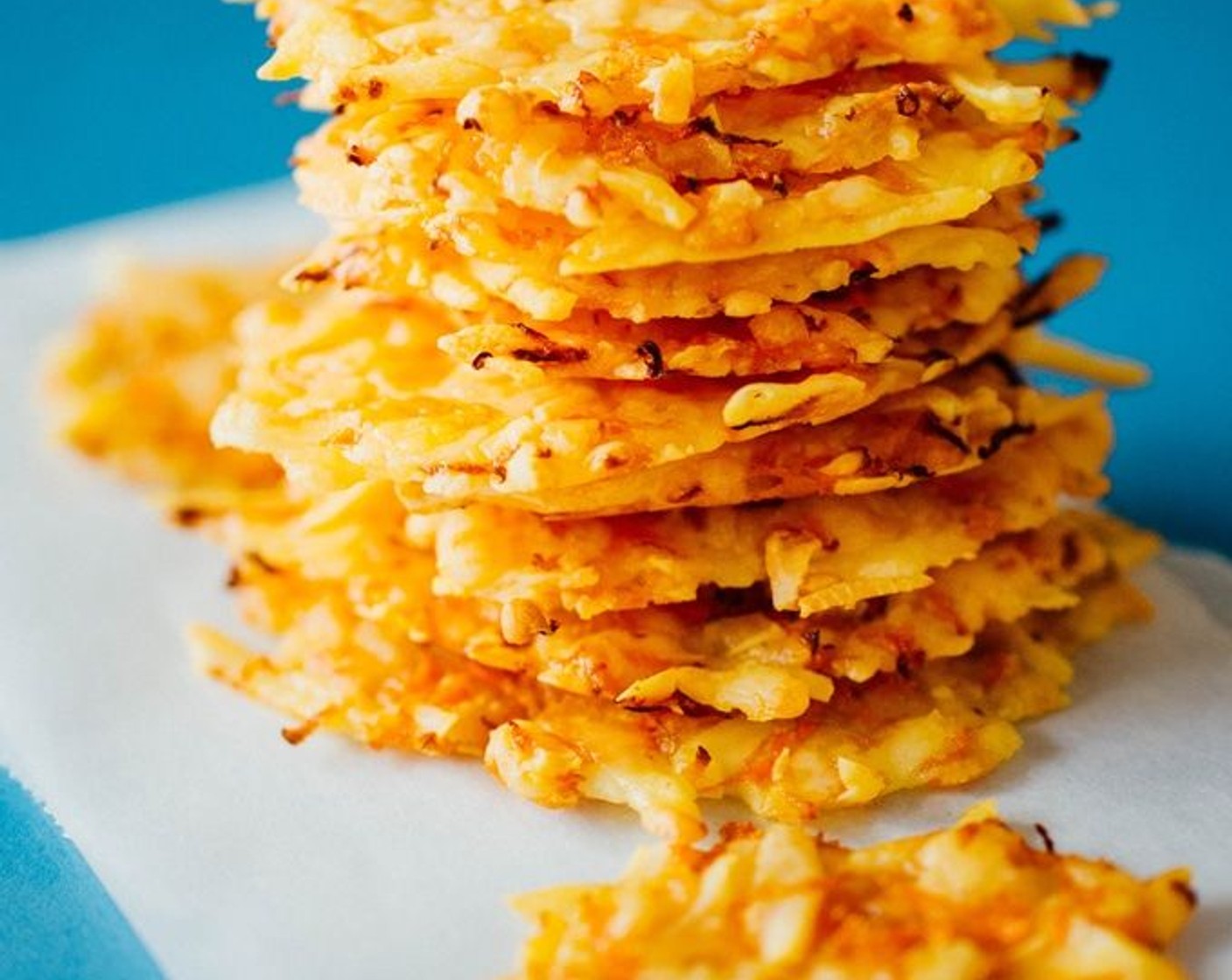 Gouda Cheese Crisps with Carrots