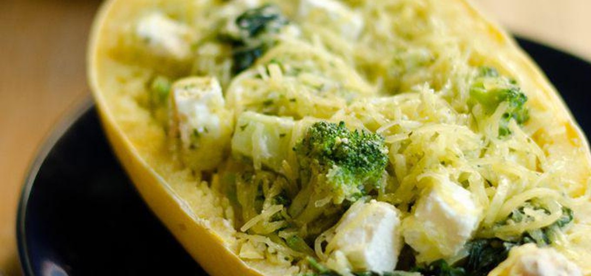Pesto Spaghetti Squash Bowl Recipe SideChef