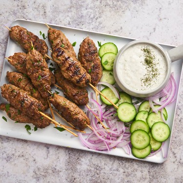 Beef Kofta Kebab with Yogurt Sauce Recipe | SideChef