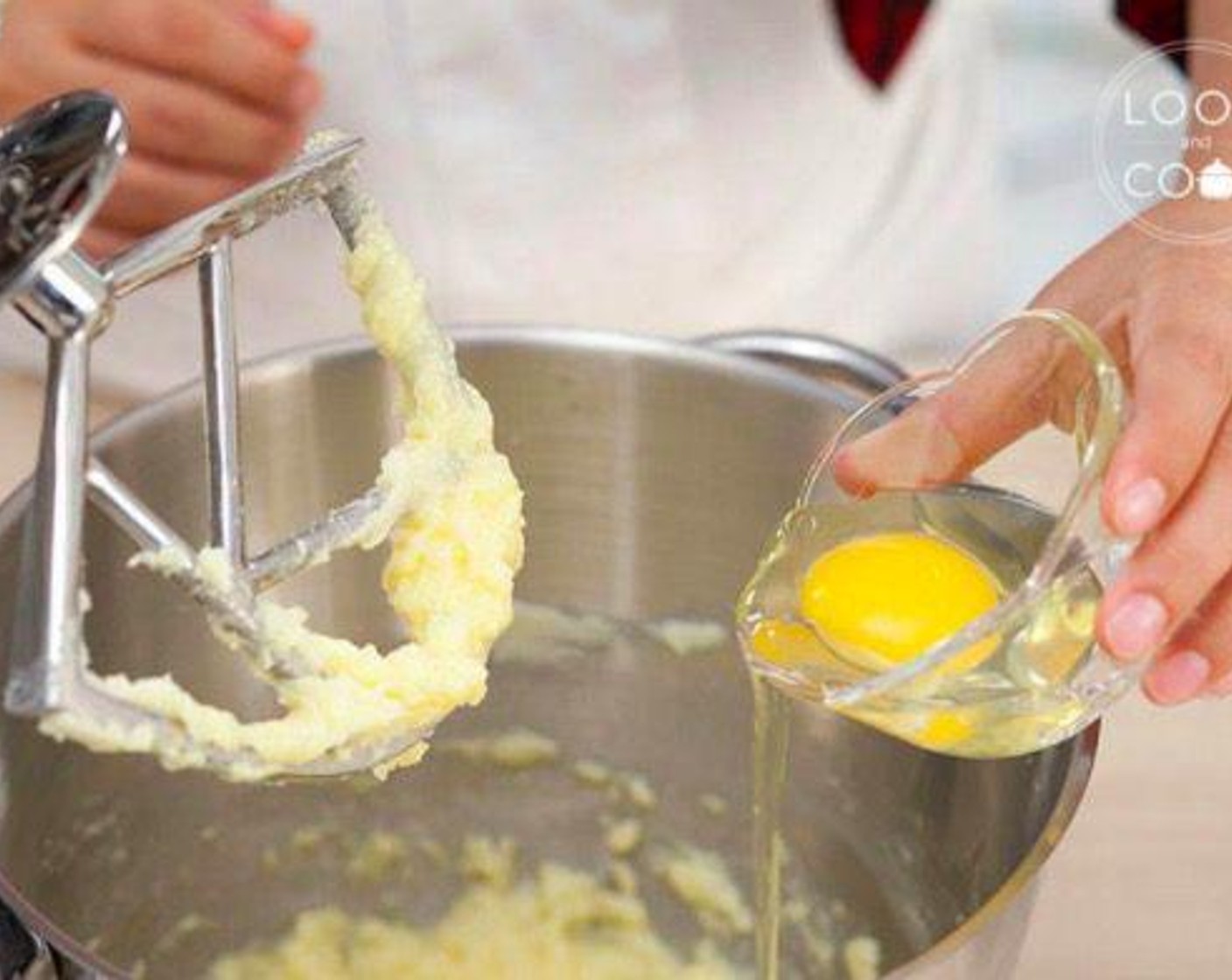step 5 Add Eggland's Best Classic Eggs (2) one at a time while beating.