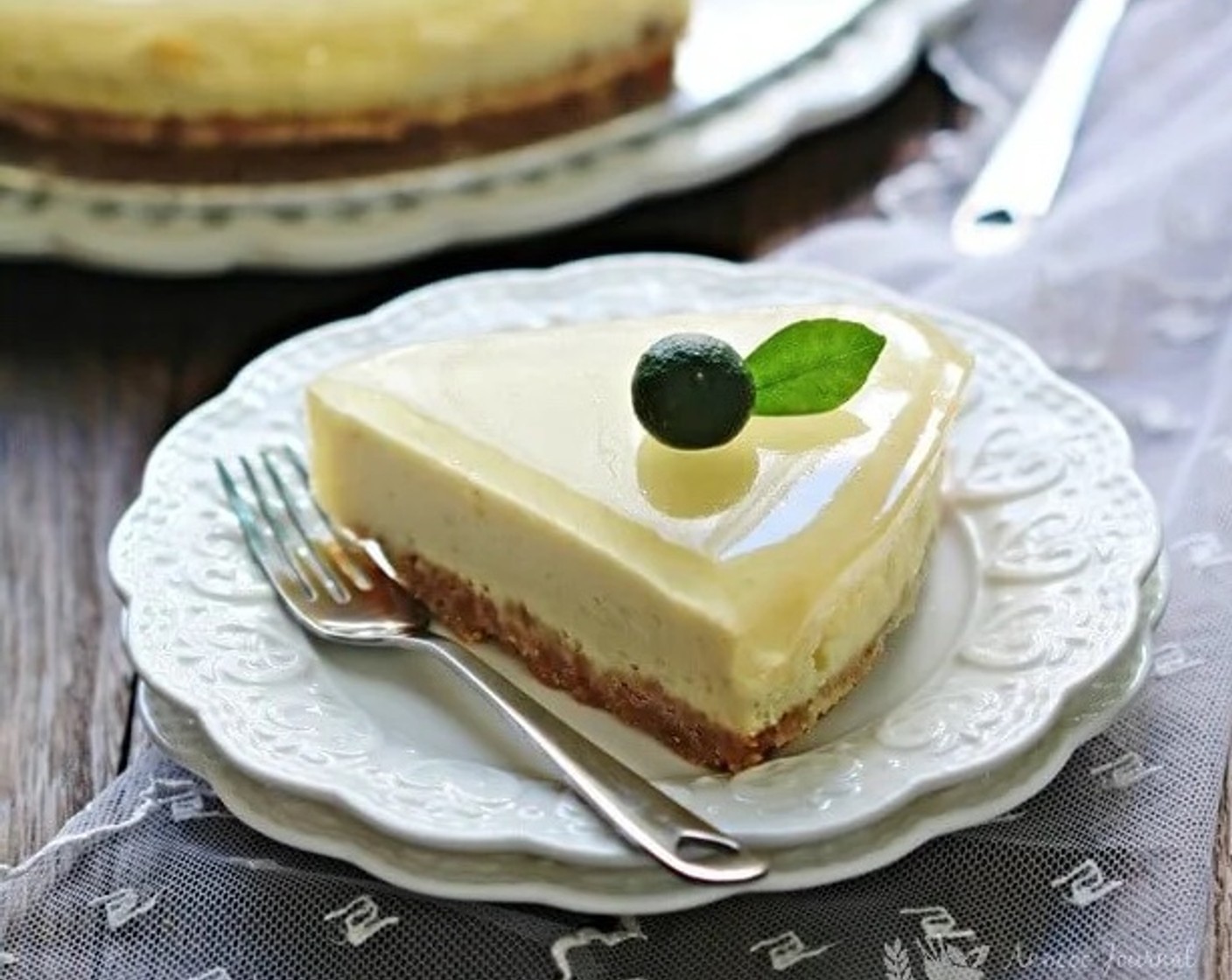Lemon Grass Lime Cheesecake