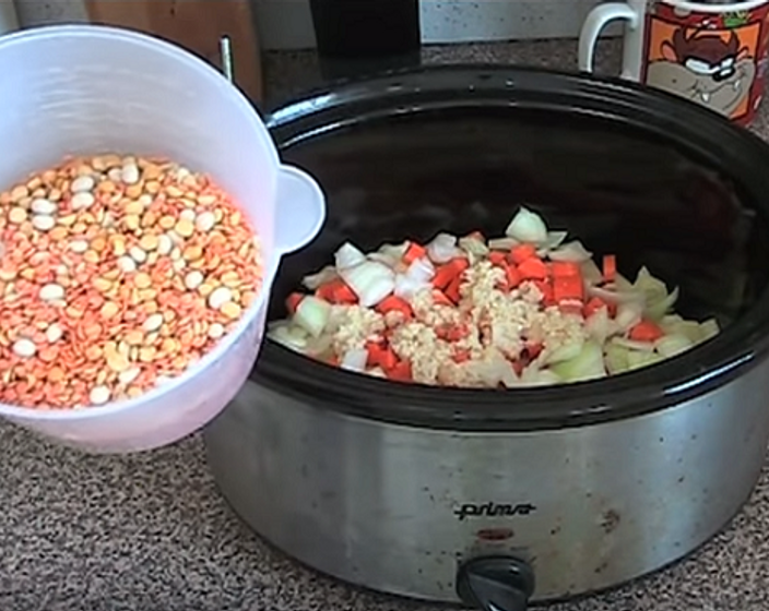 Slow Cooker Winter Vegetable Soup Recipe SideChef