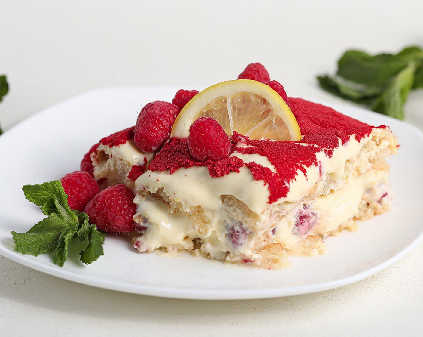 Lemon Raspberry Tiramisu