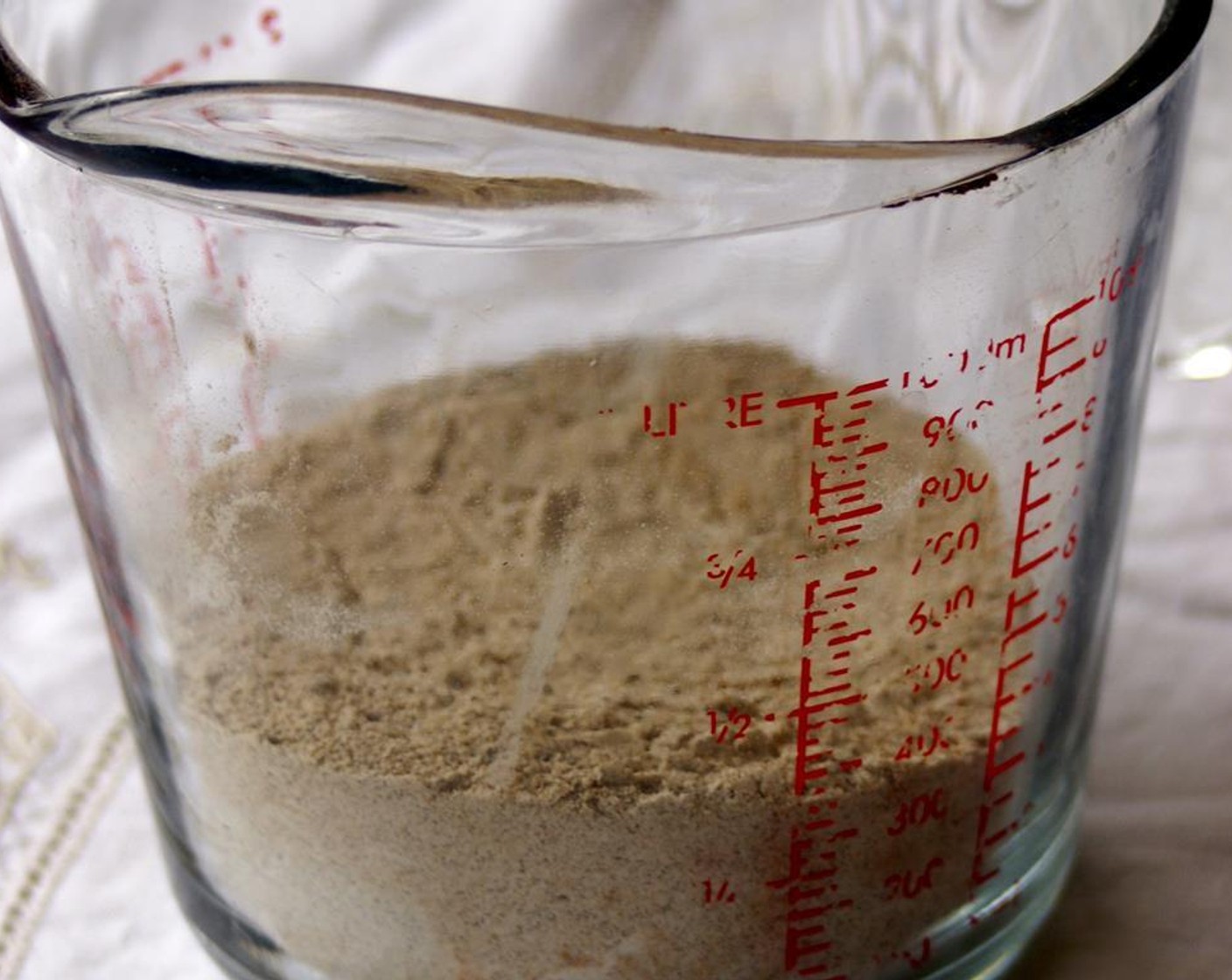 step 3 Add Buckwheat Flour (1 cup), Chia Seeds (1/4 cup), Baking Powder (1 Tbsp), Ground Cinnamon (1 Tbsp), Ground Nutmeg (1/2 tsp), and Salt (1/2 tsp) in a bowl and mix thoroughly.